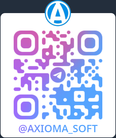 qr-код телеграм-канала Аксиома-софт